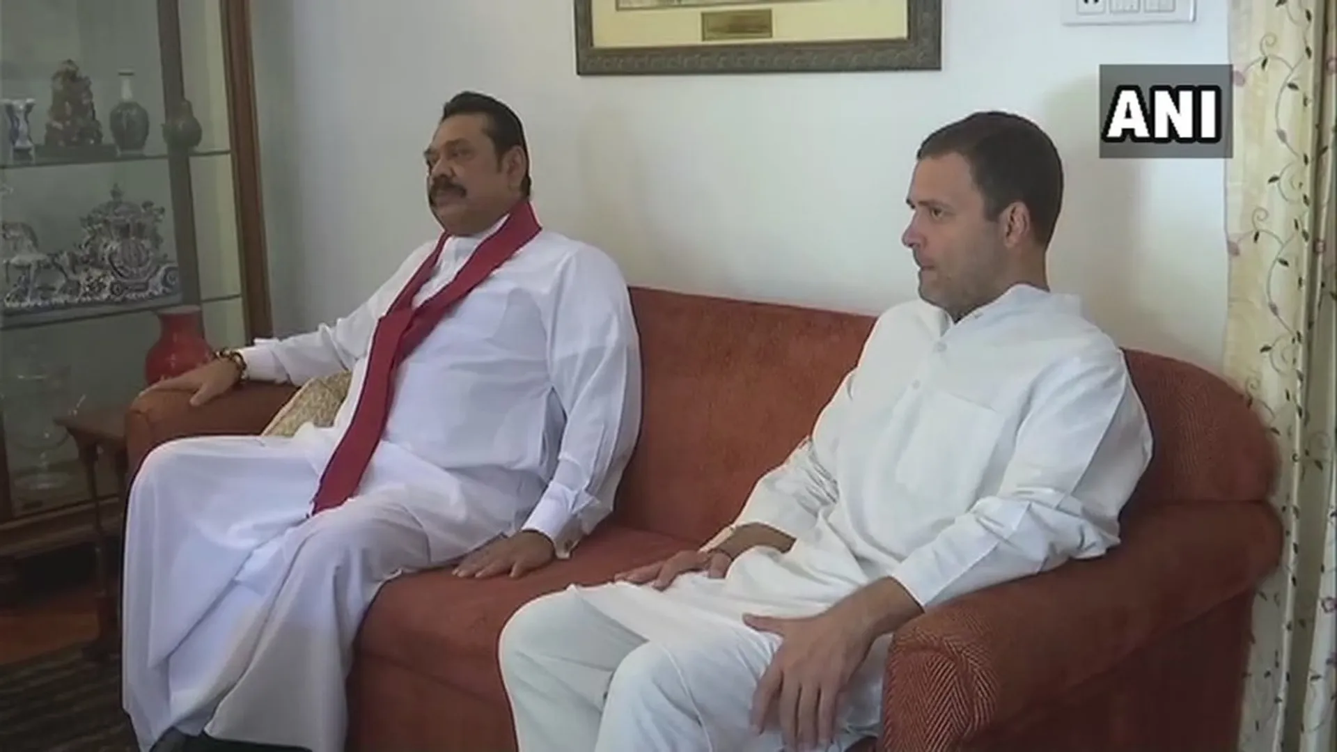 rahul gandhi rajabakshe